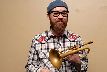 New trumpet music, Kirk Knuffke composition, Lukas Frei performance, Modern jazz HD wallpaper