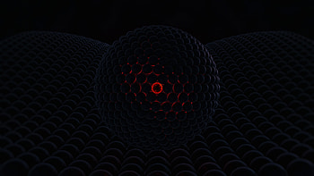 Spheres, dark, texture, ball, abstract HD wallpaper
