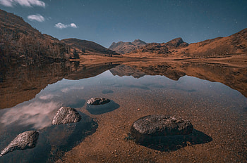 Lake Rocks Reflection Stones , lake, rocks, reflection, stones, nature HD wallpaper