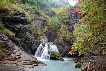 Nature, Rocks, Waterfall, Switzerland, Schattenhalb, Shattenhalb HD wallpaper