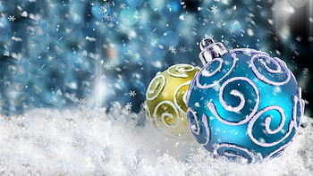 Beautiful Christmas ornaments, Festive decorations, Joyful celebration, Holiday spirit HD wallpaper