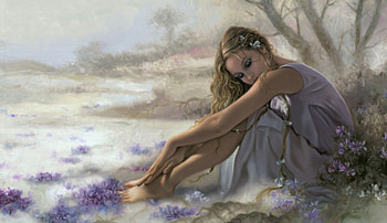 Serenity, digital, art, fantasy, , girl, serene, pastels, woman, beautiful HD wallpaper