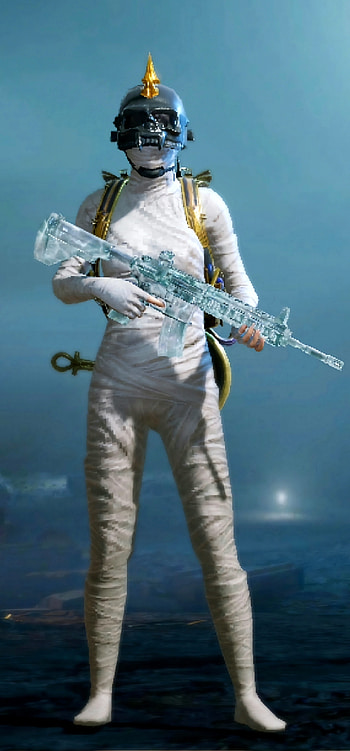 PUBG, gaming, Glacier, mummy, M416 HD phone wallpaper
