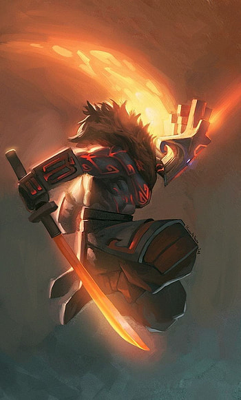 Android Juggernaut, Dota 2 Juggernaut HD phone wallpaper