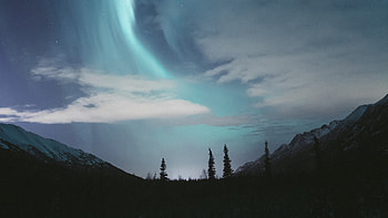 Nature, Northern Lights, night, sky, Alaska HD wallpaper