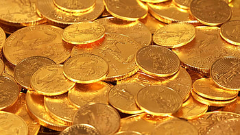 Writing with Gold Coins, Memoir inspiration, Literary symbolism, Writing prompts HD wallpaper