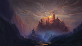 Kings Castle Painting, castle, painting, artist, artwork, digital-art, deviantart HD wallpaper