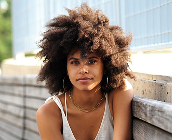 Zazie Beetz, curly hair, celebrity HD wallpaper