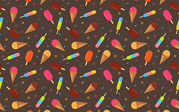 Pattern, sweet, summer, brown, dessert, texture, ice cream, vara, food HD wallpaper