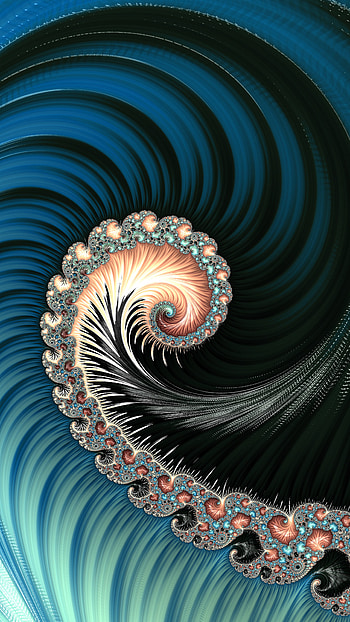 Fractal Art Trippy Psychedelic background for your smart, Abstract, fractal HD phone wallpaper