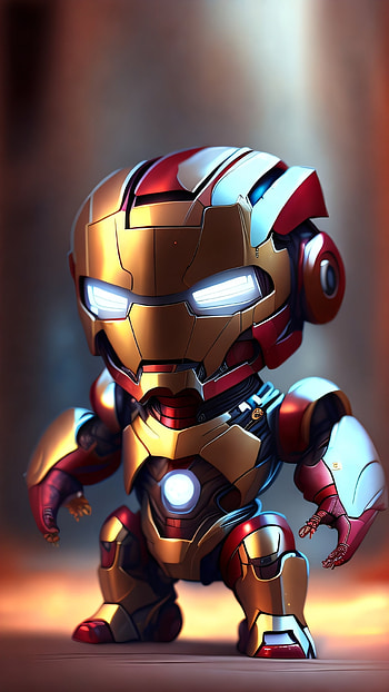 Iron Man, AI Art, Marvel Comics, baby, Iron Man HD phone wallpaper