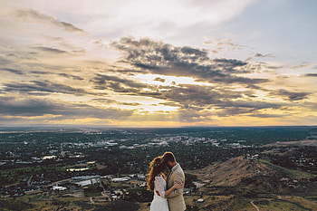 Just Married, weeding-couple, love, couple HD wallpaper