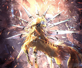 Knightmare Unicorn, Anime, Yu-Gi-Oh! HD wallpaper