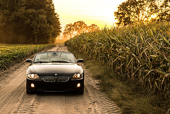 Bmw, Cars, Road, Car, Front View, Machine, Headlight HD wallpaper