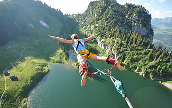 Mountain jumping trees, Stunning , Thrilling adventure, Breathtaking scenery HD wallpaper