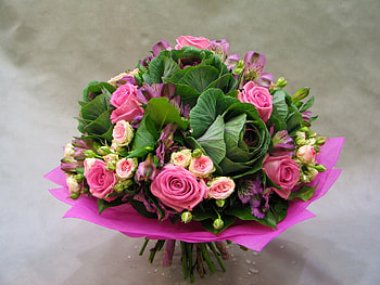Flowers, Roses, Leaves, Registration, Typography, Beauty, Bouquet HD wallpaper