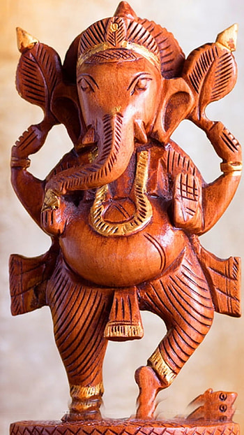 3d Ganesh, Standing, Ganesh Statue HD phone wallpaper