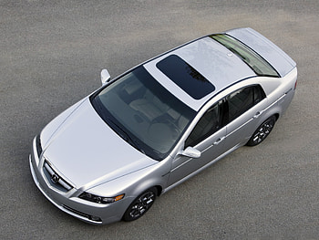 Auto, Acura, Cars, View From Above, Asphalt, Style, Akura, Tl, 2007, Silver Metallic HD wallpaper