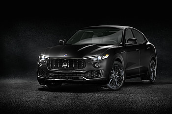 Black, front, sport utility vehicles, Maserati Levante HD wallpaper