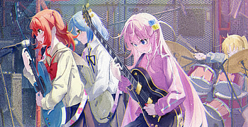 Bocchi the Rock! : Hitori, Ikuyo, Ryou & Nijika Unite in Anime Harmony, Hitori Gotou, Ikuyo Kita, Ryou Yamada, Nijika Ijichi, Anime, Bocchi the Rock! HD wallpaper
