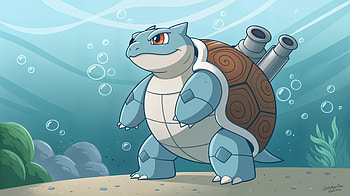 Blastoise: Stunning Ultra Underwater Adventure, Blastoise (Pokémon), Pokemon, Anime, water pokémon, cartoon HD wallpaper