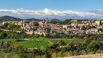 Urbino renaissance appearance, Italian city HD wallpaper