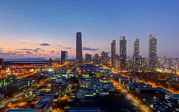 Seoul , Modern cityscape, Skyscrapers, Captivating views HD wallpaper
