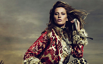 Gisele Bundchen, fashion, roberto cavalli, supermodel, hair, beauty HD wallpaper