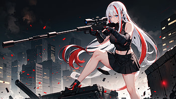 Gunslinger Girl, anime-girl, anime, artist, artwork, digital-art, deviantart HD wallpaper