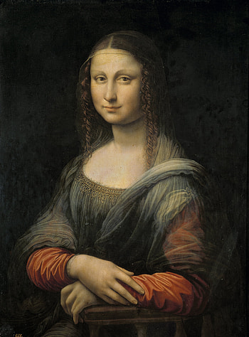 Mona Lisa, enigmatic smile, Leonardo da Vinci, famous painting HD phone wallpaper