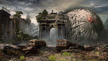 Post-apocalypse, Sci-fi, Dystopian city, Dark future HD wallpaper