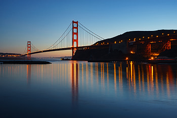 Golden Gate Bridge Evening , golden-gate-bridge, bridge, san-francisco, world HD wallpaper