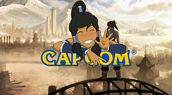 Capcpom Logo with Korra, Korra, Video Games, Capcom, The Legend of Korra, Avatar HD wallpaper