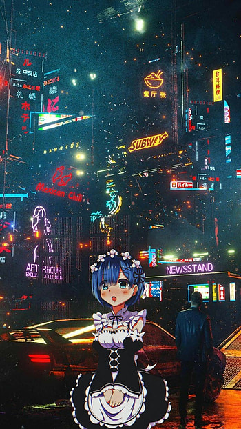 Rem, art, entertainment, reZero, anime HD phone wallpaper