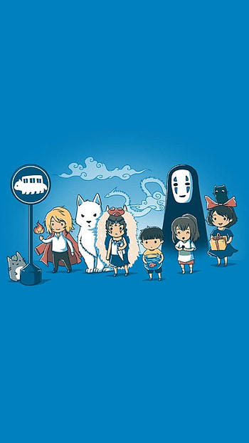 Studio Ghibli, Spirited Away Characters, My Neighbor Totoro HD phone wallpaper