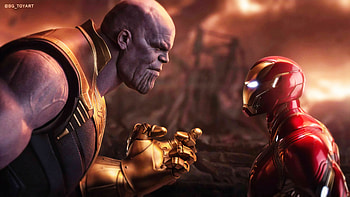 Thanos Vs Iron Man, thanos, iron-man, superheroes HD wallpaper