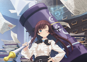 Alina Clover - Guild Receptionist Who Solo Bosses | Anime, Anime, I May Be a Guild Receptionist But I'll Solo Any Boss to Clock Out on Time, Alina Clover HD wallpaper