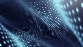 Dot Waves, blue, circles, swirl, waves, abstract, light, dots HD wallpaper