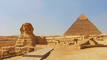 The Great Sphinx, Pyramid of Khafra, Giza Egypt HD wallpaper