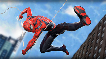 Spiderman Miles Morales Kick , spider-man-miles-morales, games, 2022-games, ps5-games, ps-games, spiderman, marvel HD wallpaper
