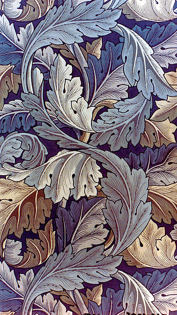 William Morris, Leaves, Design HD phone wallpaper