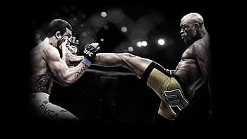 fight brazil ufc ultimate brazilian anderson silva vitor belfort brazilian jiu jitsu wa Art HD wallpaper