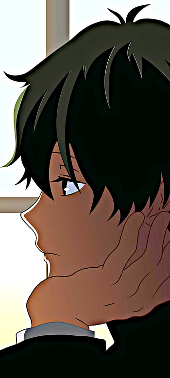 Anime, broken, sad, boy HD phone wallpaper