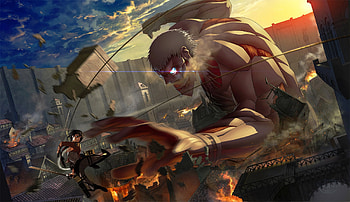 Attack on Titan, AoT, Anime, SnK HD wallpaper