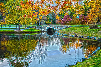 Incredible Autumn Lake Reflections, Reflections, Nature, Autumn, Lakes HD wallpaper