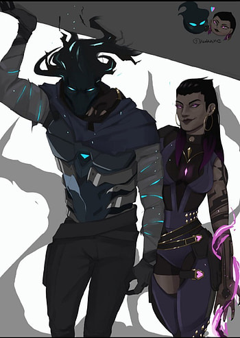 OMEN AND REYNA, valorant, valo HD phone wallpaper