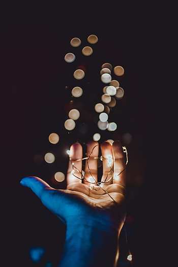 Dark, Glare, Shine, Light, Hand, Brilliance, Palm, Fingers HD phone wallpaper
