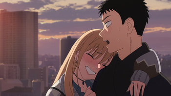 Marin & Wakana — Sunset Embrace (My Dress-Up Darling ), Anime, My Dress-Up Darling, Marin Kitagawa, Wakana Gojo HD wallpaper