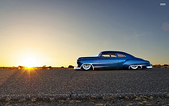 Hot Rod Chevrolet, hot-rod, chevrolet, cars, blue HD wallpaper
