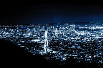 Cities, Usa, Night City, City Lights, United States, San Francisco HD wallpaper
